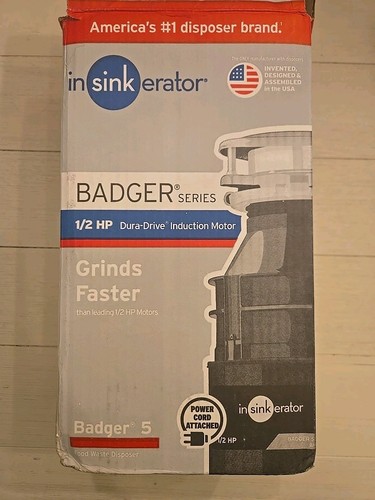 Insinkerator badger garbage - badger, 5